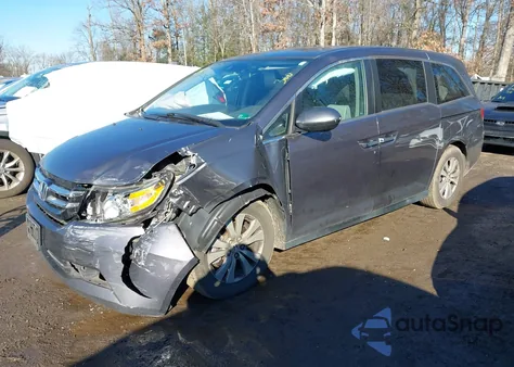 2016 Honda Odyssey Ex-L from USA, damaged, VIN 5FNRL5H61GB021519